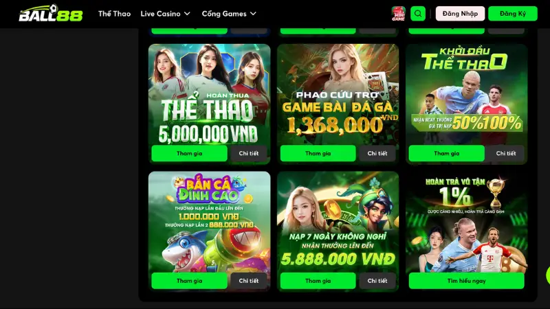 Gift Code Ball88 được phát hành trong các chương trình khuyến mãi định kỳ